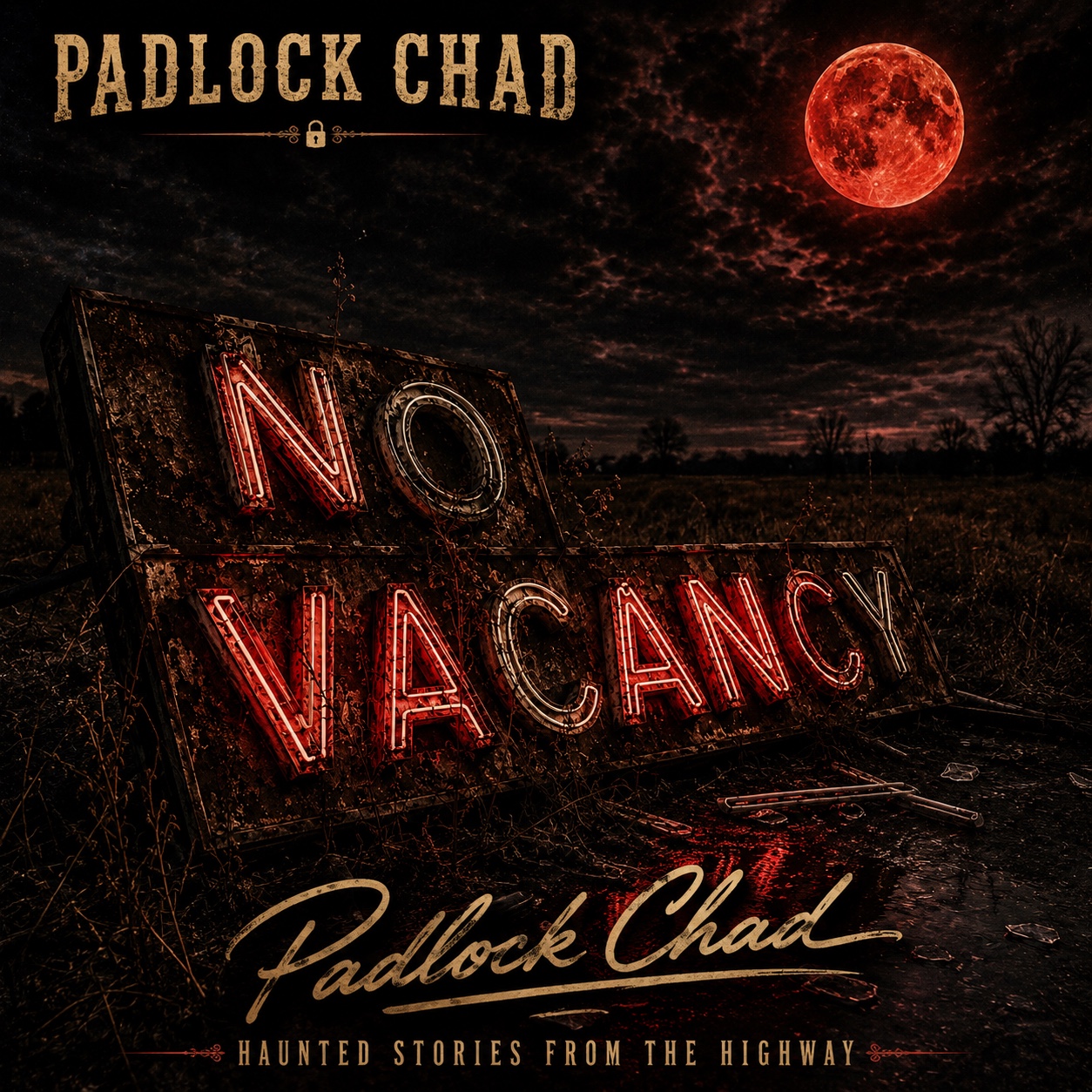 NO VACANCY by Padlock Chad — Haunted Stories from the Highway album cover